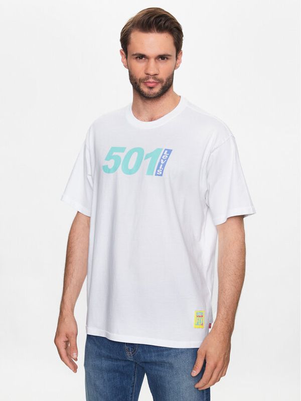 Levi's® Levi's® Тишърт Graphic 501 87373-0062 Бял Vintage Fit