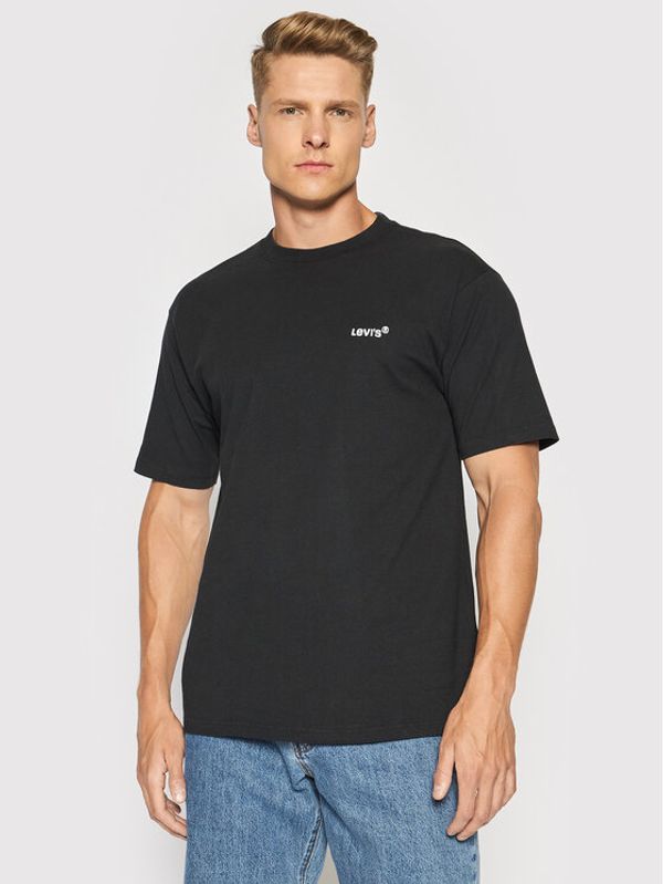 Levi's® Levi's® Тишърт Red Tab™ A0637-0001 Черен Boxy Fit