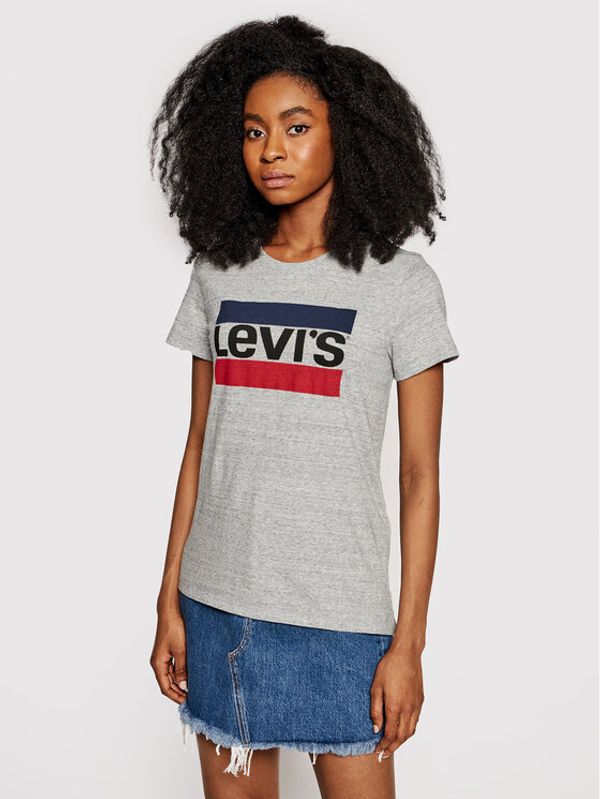 Levi's® Levi's® Тишърт The Perfect Graphic Tee 17369-0303 Сив Regular Fit
