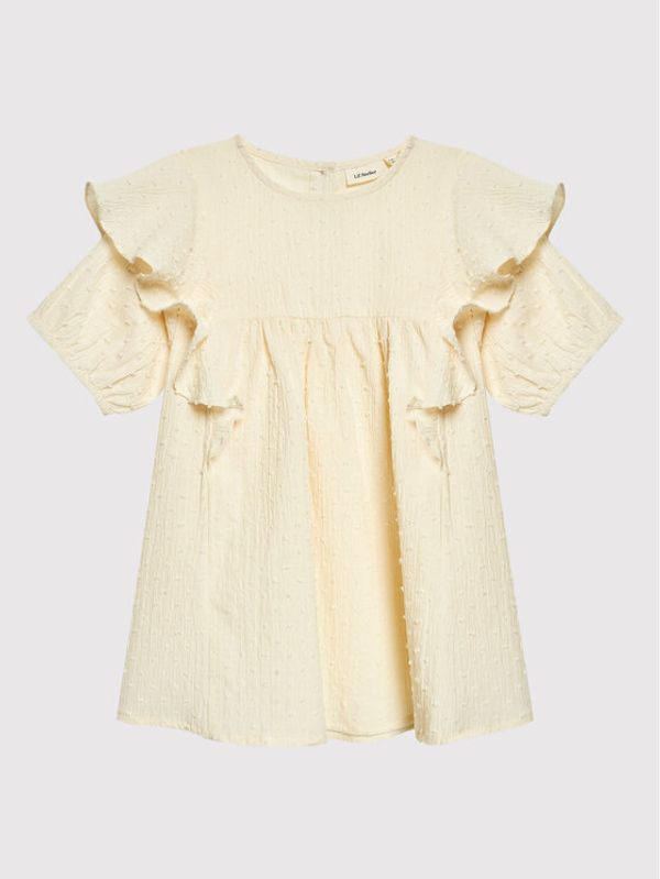 Lil' Atelier Lil' Atelier Ежедневна рокля 13200714 Бежов Loose Fit