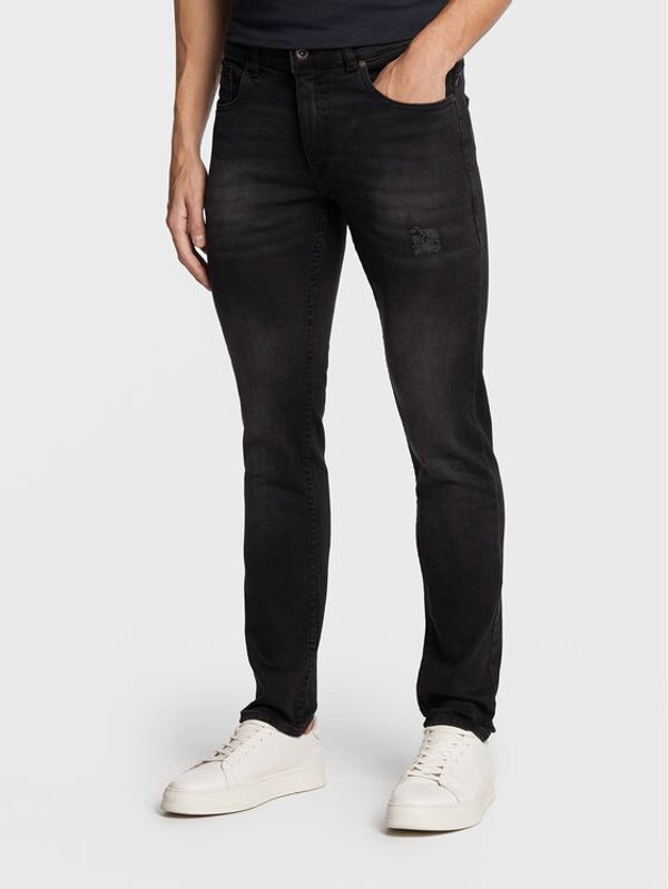 Lindbergh Lindbergh Дънки 30-050002BON Черен Slim Fit