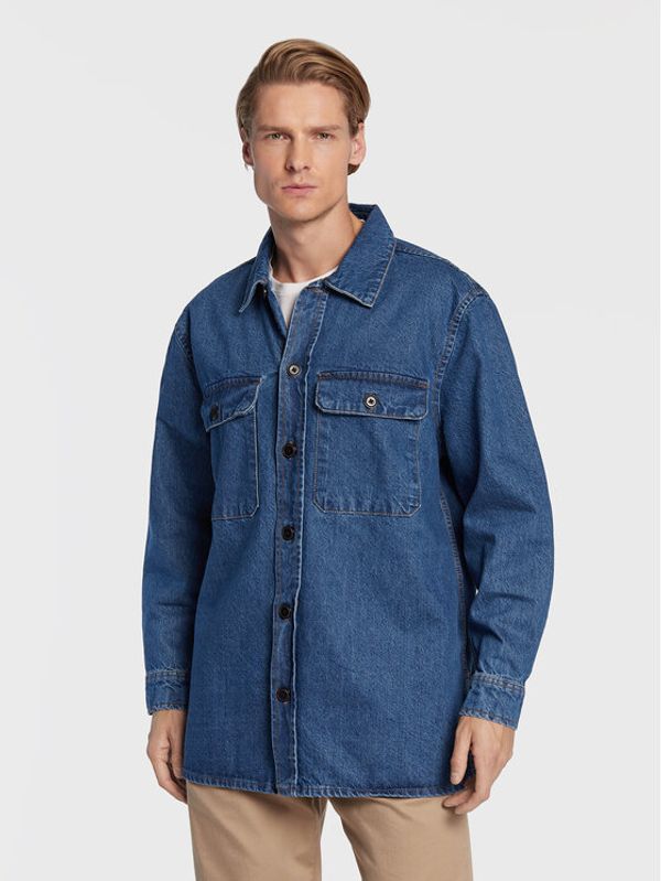 Lindbergh Lindbergh дънкова риза 30-304025 Син Regular Fit