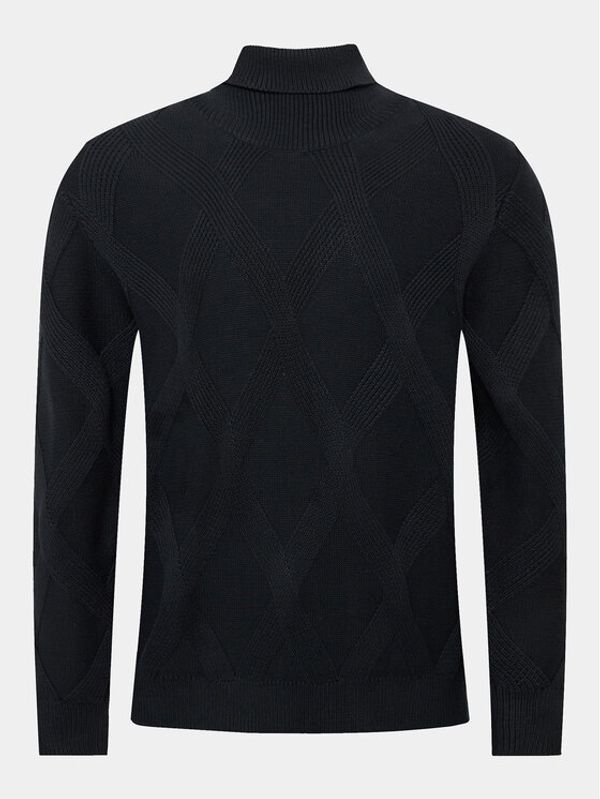 Lindbergh Lindbergh Поло 30-804043 Черен Relaxed Fit