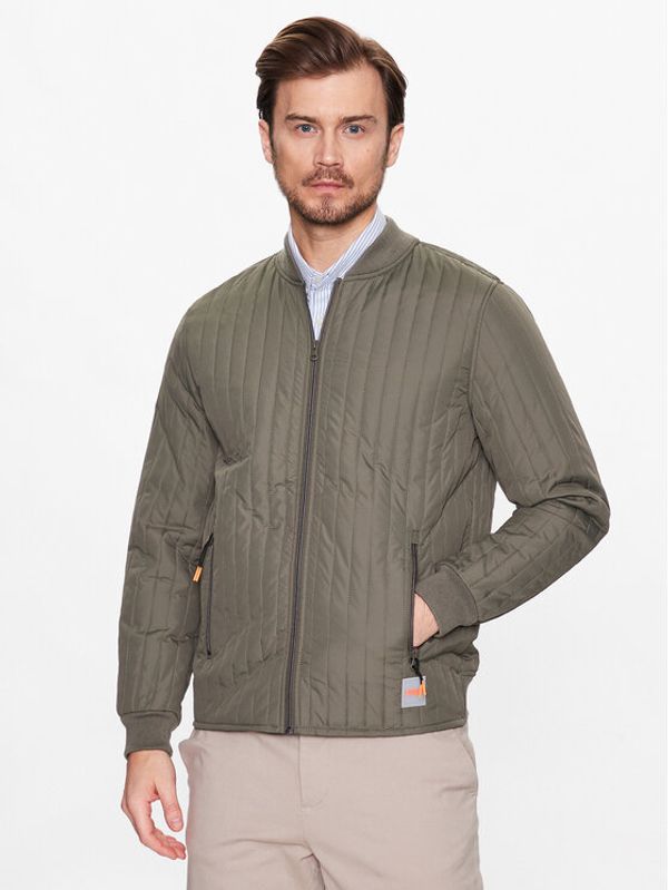 Lindbergh Lindbergh Преходно яке 30-320079 Зелен Relaxed Fit