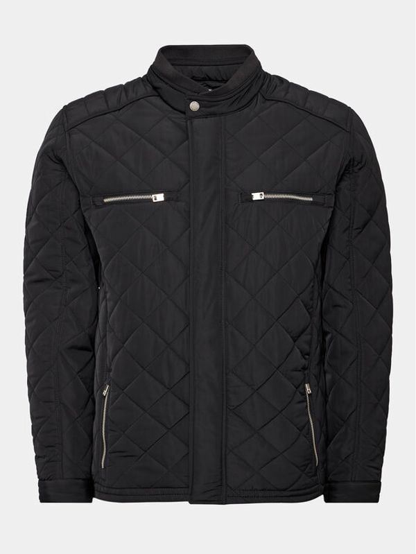 Lindbergh Lindbergh Пухено яке 30-301105 Черен Relaxed Fit