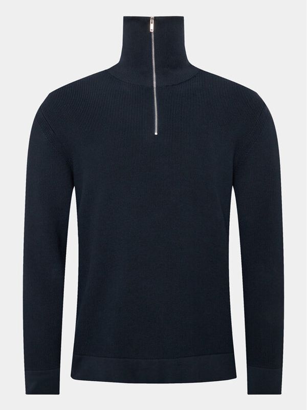 Lindbergh Lindbergh Пуловер 30-800193 Тъмносин Relaxed Fit