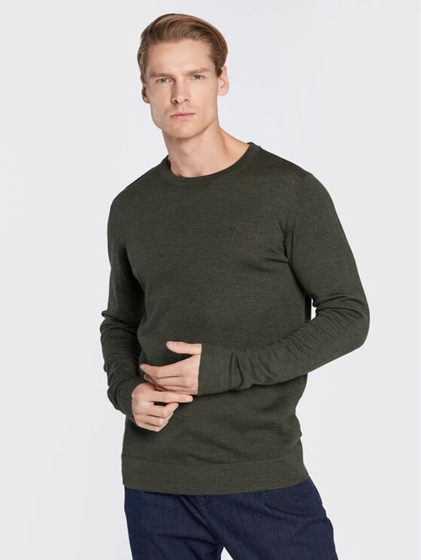 Lindbergh Lindbergh Пуловер 30-81069 Зелен Regular Fit