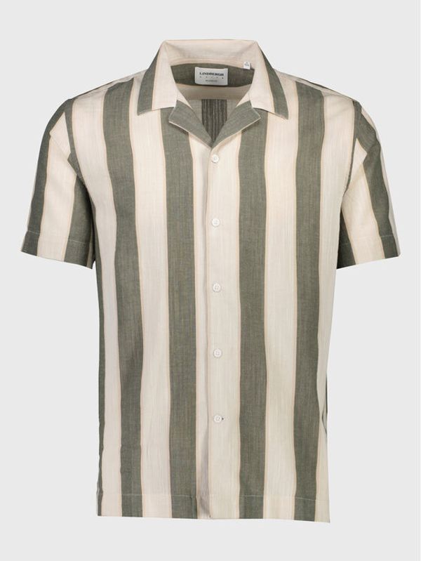 Lindbergh Lindbergh Риза 30-203419 Зелен Relaxed Fit