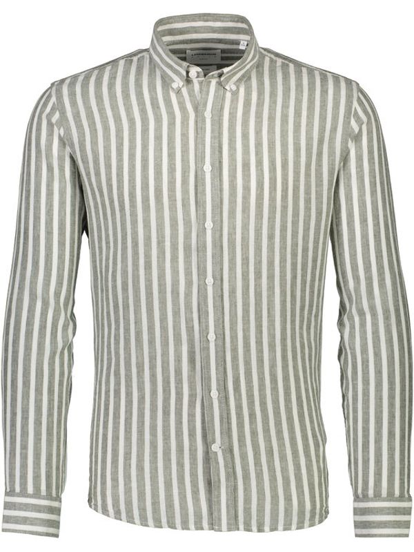Lindbergh Lindbergh Риза 30-203492 Зелен Slim Fit