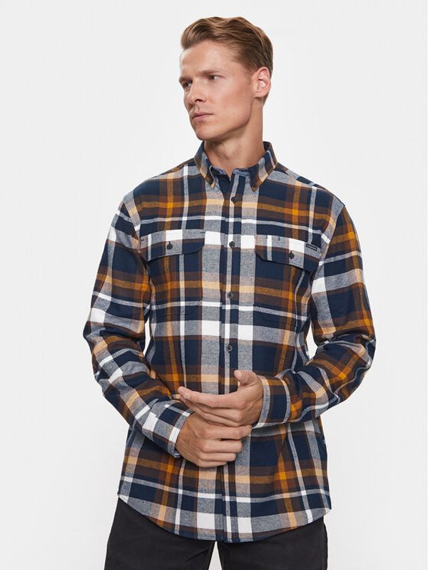 Lindbergh Lindbergh Риза 30-220198 Кафяв Relaxed Fit