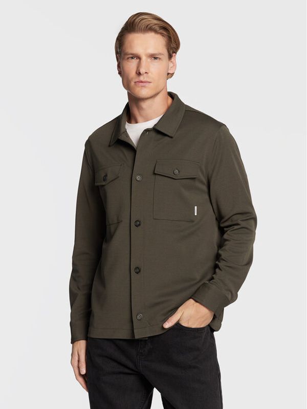 Lindbergh Lindbergh Риза 30-307011 Зелен Relaxed Fit