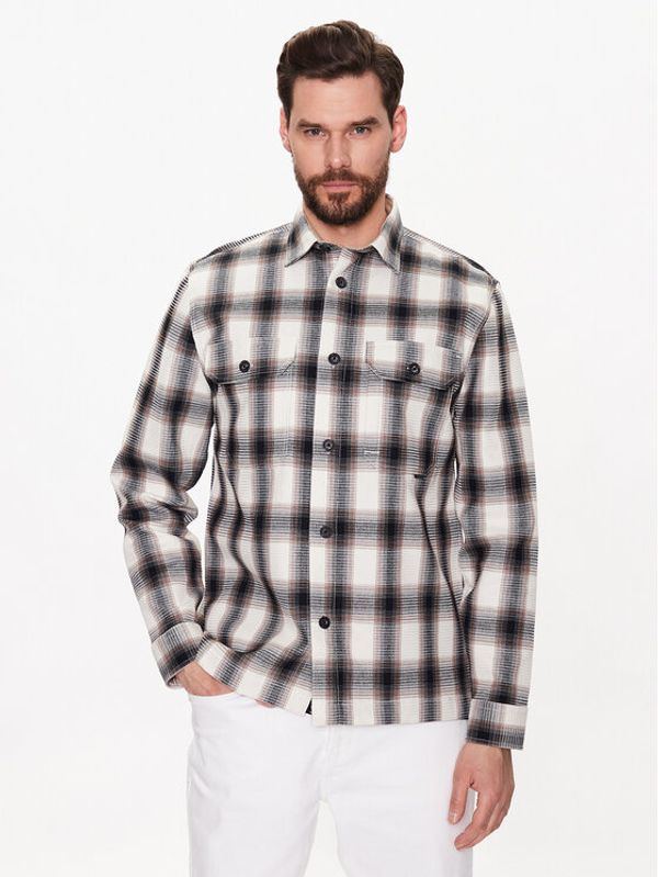 Lindbergh Lindbergh Риза 30-320065 Екрю Regular Fit