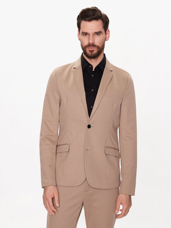 Lindbergh Lindbergh Сако 30-32035 Бежов Slim Fit