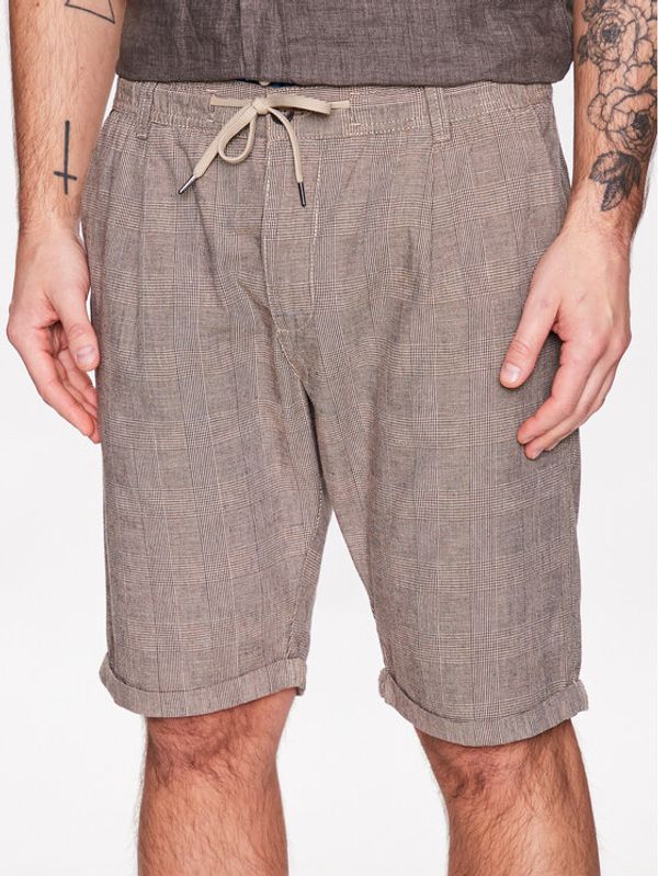 Lindbergh Lindbergh Шорти от плат 30-500021 Бежов Relaxed Fit