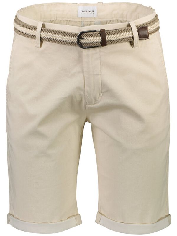 Lindbergh Lindbergh Шорти от плат 30-505048 Бял Slim Fit