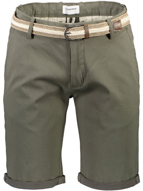 Lindbergh Lindbergh Шорти от плат 30-505048 Зелен Slim Fit