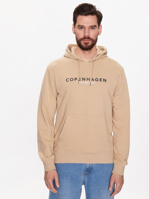 Lindbergh Lindbergh Суитшърт 30-705096C Бежов Regular Fit