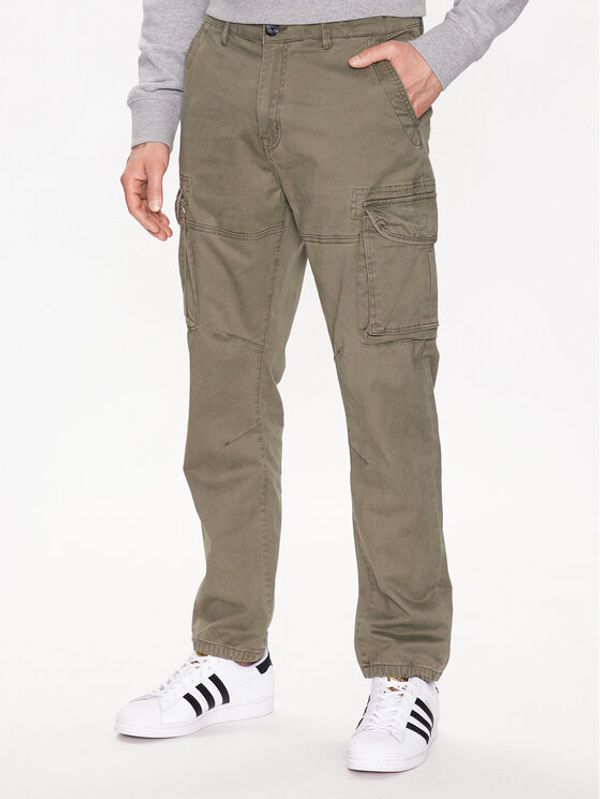 Lindbergh Lindbergh Текстилни панталони 30-025030 Зелен Regular Fit