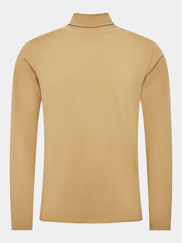 Lindbergh Lindbergh Тениска с дълъг ръкав 30-400126 Бежов Slim Fit