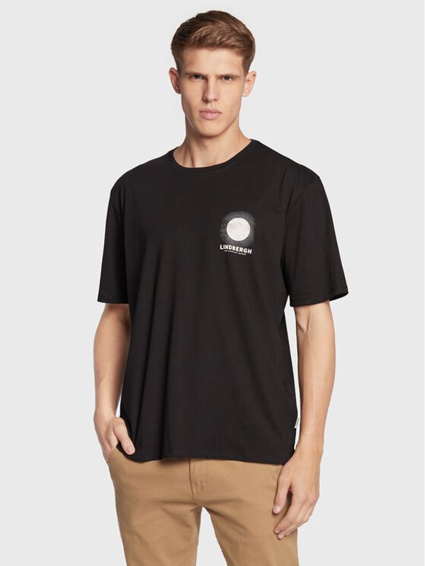 Lindbergh Lindbergh Тишърт 30-400030 Черен Regular Fit