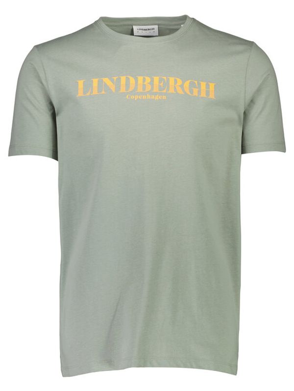 Lindbergh Lindbergh Тишърт 30-400222 Зелен Relaxed Fit