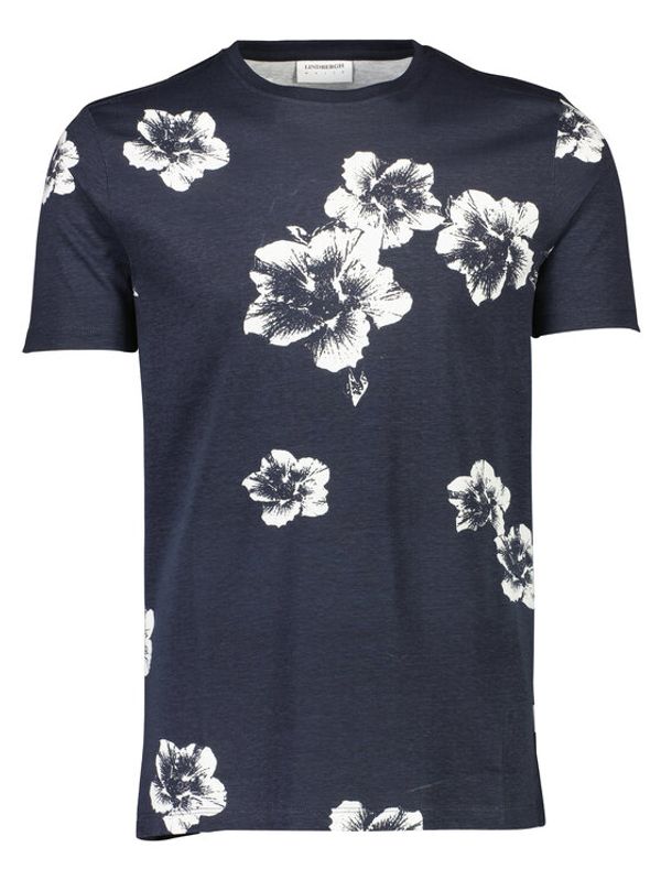 Lindbergh Lindbergh Тишърт 30-400223 Тъмносин Relaxed Fit