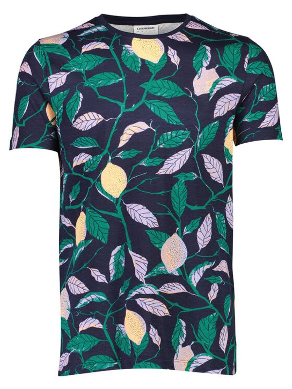 Lindbergh Lindbergh Тишърт 30-400223 Тъмносин Relaxed Fit