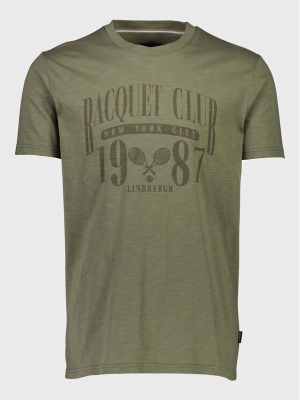 Lindbergh Lindbergh Тишърт 30-420142 Зелен Relaxed Fit