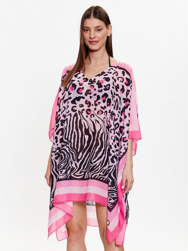Liu Jo Beachwear Liu Jo Beachwear Пончо VA3001 T4902 Розов Relaxed Fit