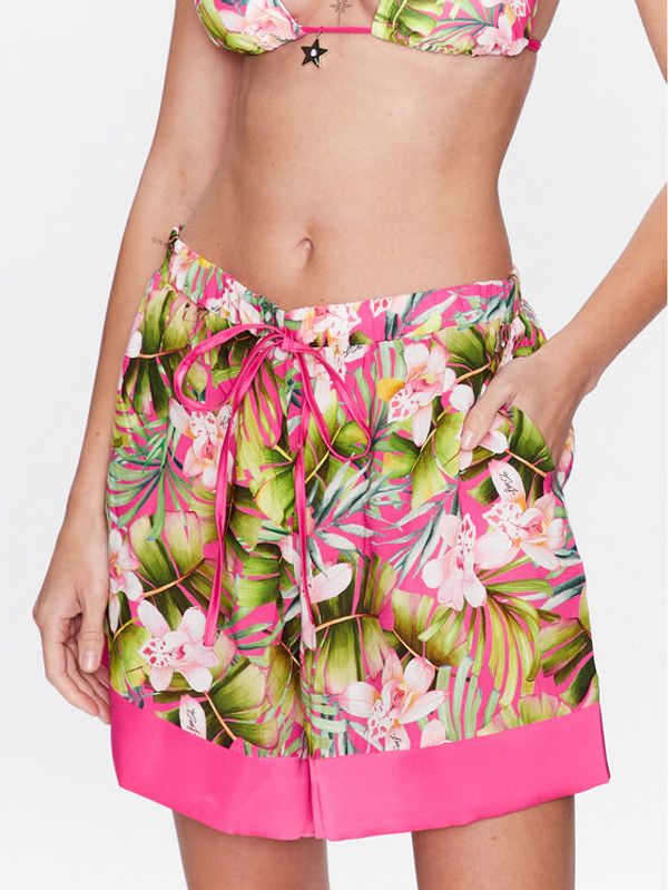 Liu Jo Beachwear Liu Jo Beachwear Шорти от плат VA3008 T3347 Зелен Regular Fit