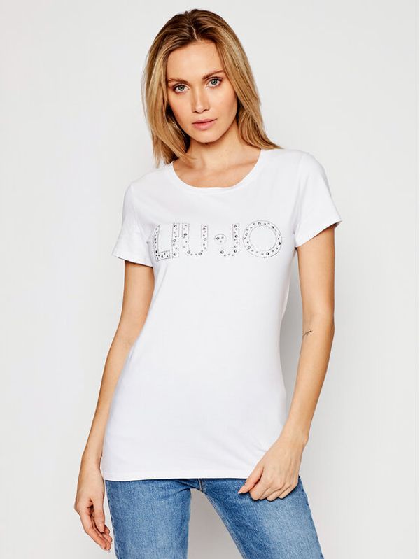 Liu Jo Beachwear Liu Jo Beachwear Тишърт VA1100 J5003 Бял Regular Fit
