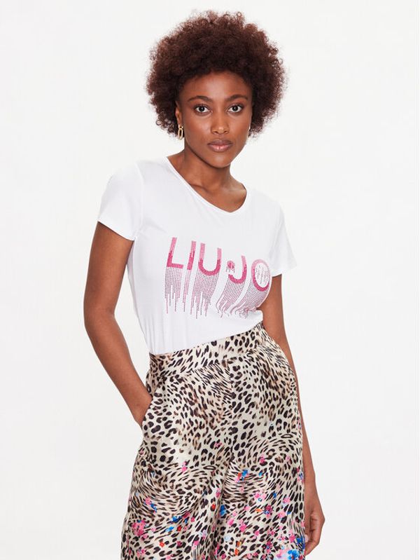 Liu Jo Beachwear Liu Jo Beachwear Тишърт VA3145 J5360 Бял Regular Fit