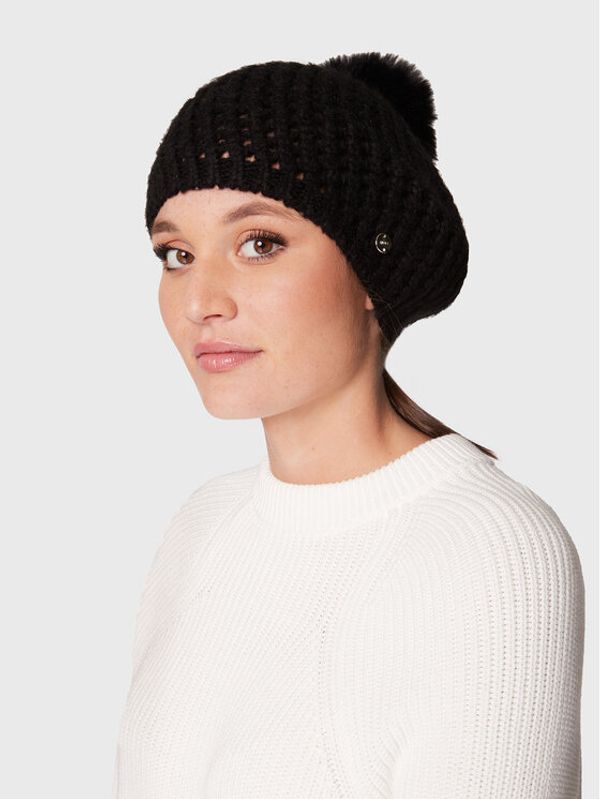 Liu Jo Liu Jo Барета Con Ponpon 3F2026 M0300 Черен
