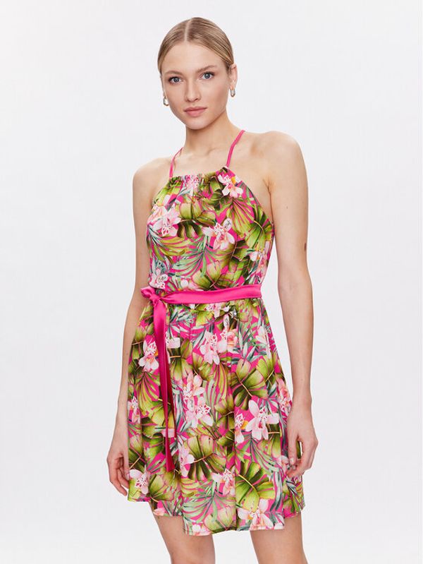 Liu Jo Liu Jo Beachwear Лятна рокля VA3006 T3347 Зелен Regular Fit