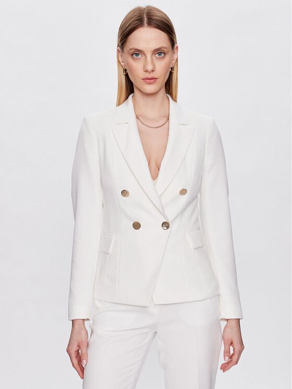 Liu Jo Liu Jo Блейзър CA3044 T2200 Бял Regular Fit