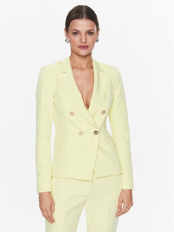 Liu Jo Liu Jo Блейзър CA3044 T2200 Жълт Regular Fit