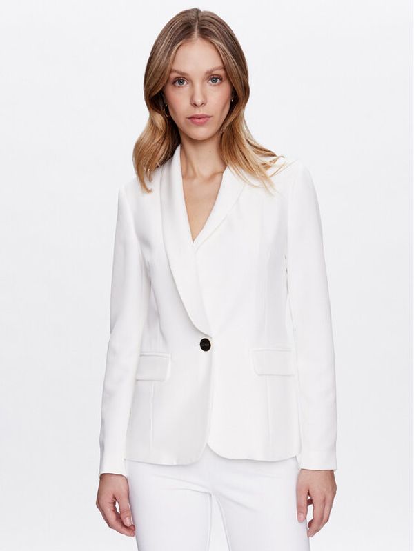 Liu Jo Liu Jo Блейзър CA3094 T2200 Бял Regular Fit