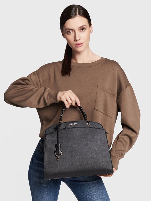 Liu Jo Liu Jo Дамска чанта Ecs L Satchel AA3001 E0087 Черен