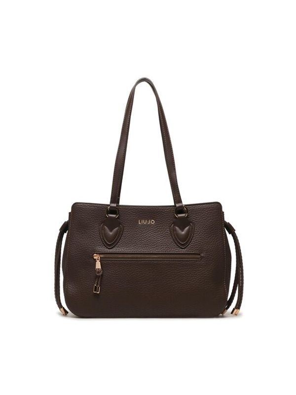 Liu Jo Liu Jo Дамска чанта Ecs L Satchel AF3158 E0161 Кафяв
