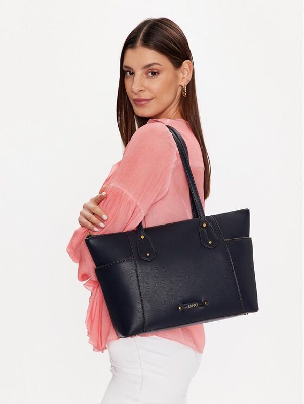 Liu Jo Liu Jo Дамска чанта Ecs L Tote AA3154 E0087 Тъмносин