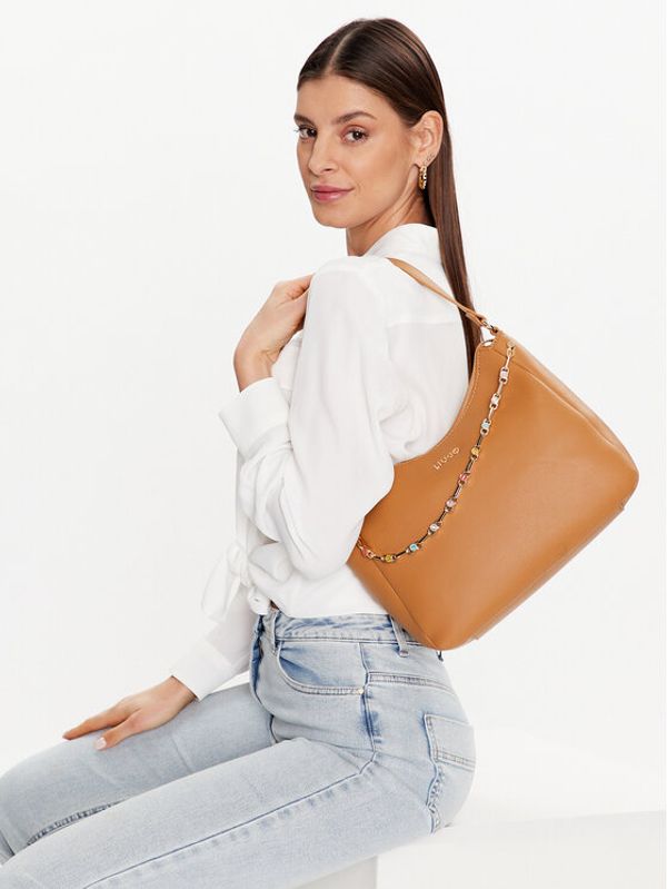 Liu Jo Liu Jo Дамска чанта Ecs M Hobo AA3040 E0503 Бежов