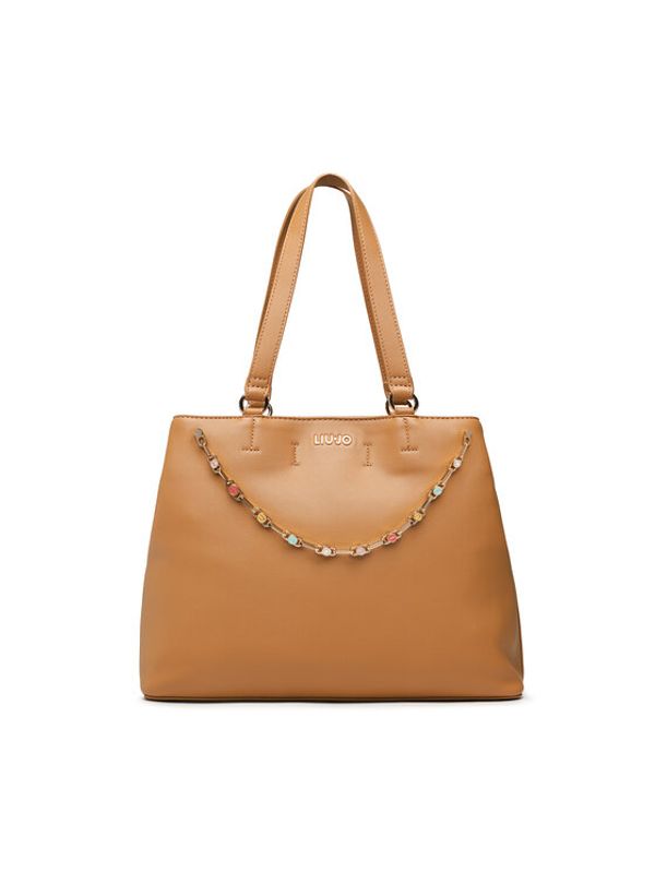 Liu Jo Liu Jo Дамска чанта Ecs M Satchel AA3038 E0503 Кафяв