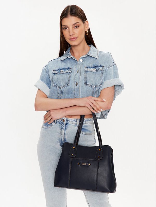 Liu Jo Liu Jo Дамска чанта Ecs M Satchel AA3156 E0087 Тъмносин