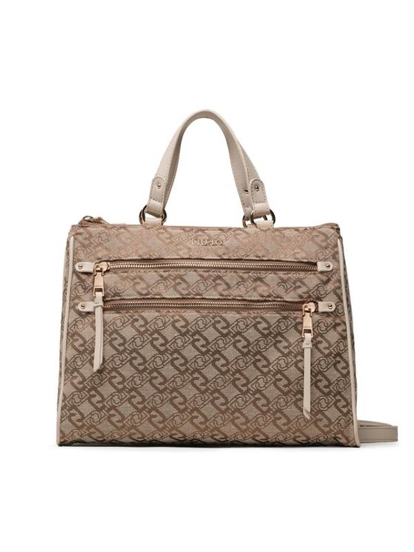 Liu Jo Liu Jo Дамска чанта L Satchel AA3149 T6438 Бежов