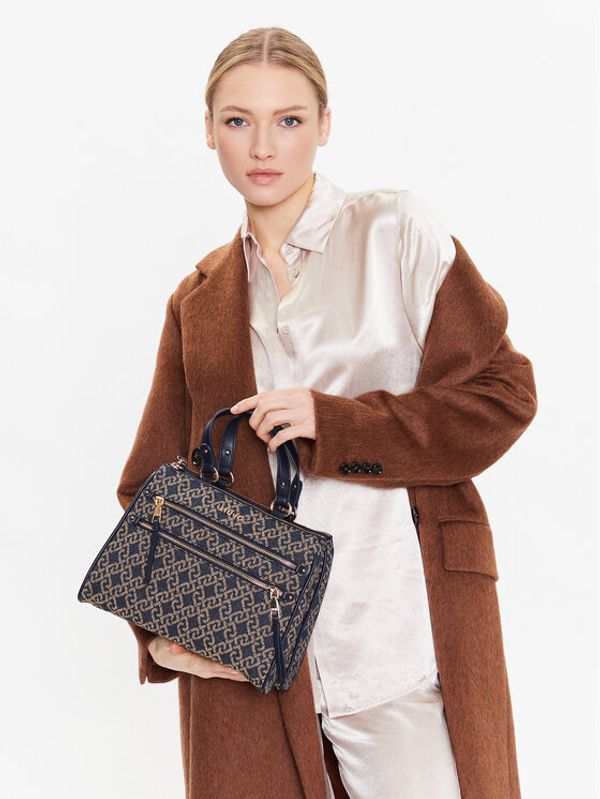 Liu Jo Liu Jo Дамска чанта M Satchel AA3150 T9779 Тъмносин