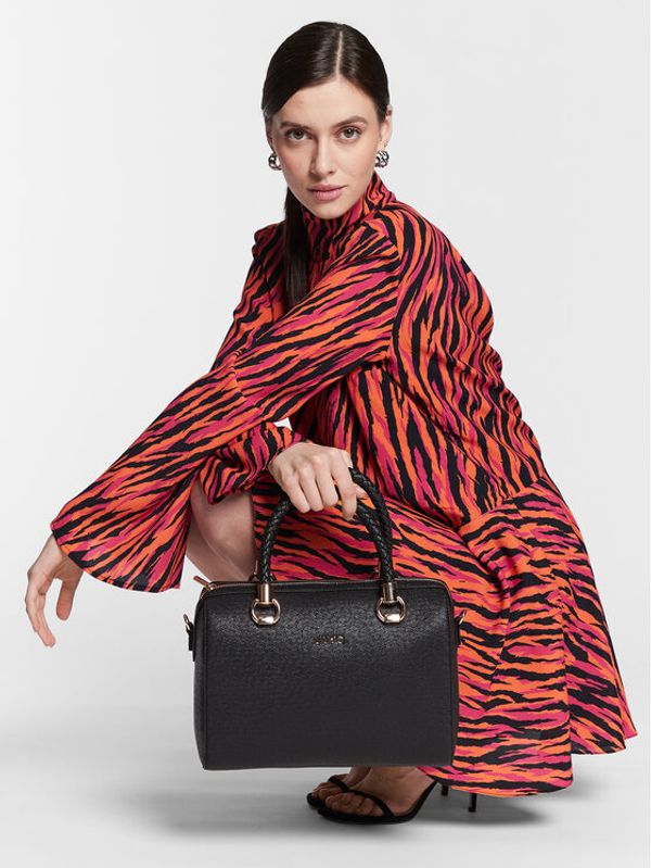 Liu Jo Liu Jo Дамска чанта M Satchel AXX011 E0087 Черен