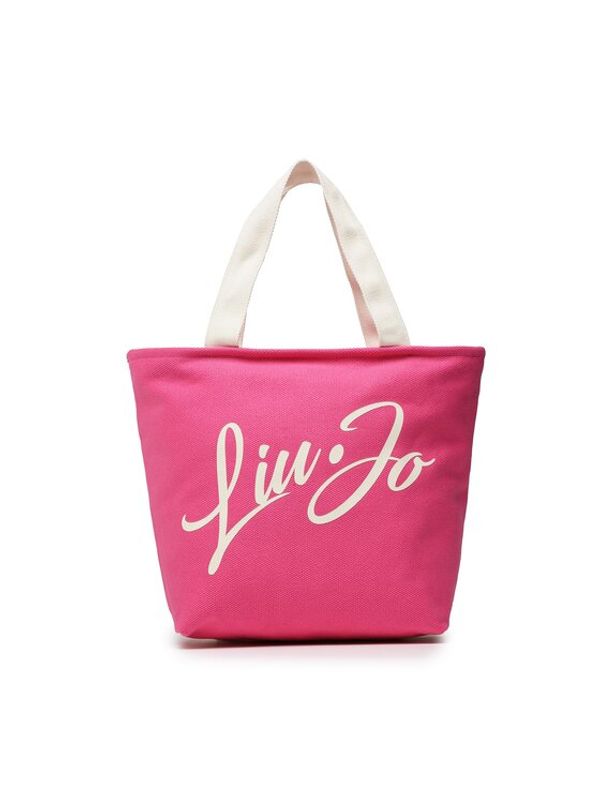 Liu Jo Liu Jo Дамска чанта Tote M Canvas VA3164 T0300 Розов