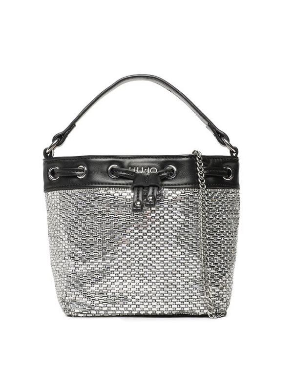 Liu Jo Liu Jo Дамска чанта Xs Drawstring AA3345 T0426 Сребрист