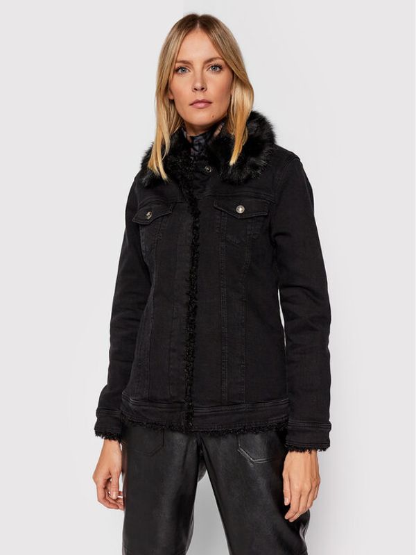 Liu Jo Liu Jo Дънково яке UF1108 D4418 Черен Regular Fit