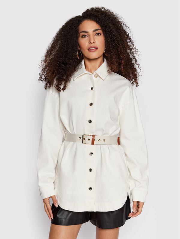 Liu Jo Liu Jo Дънково яке WA2332 T3072 Бял Oversize